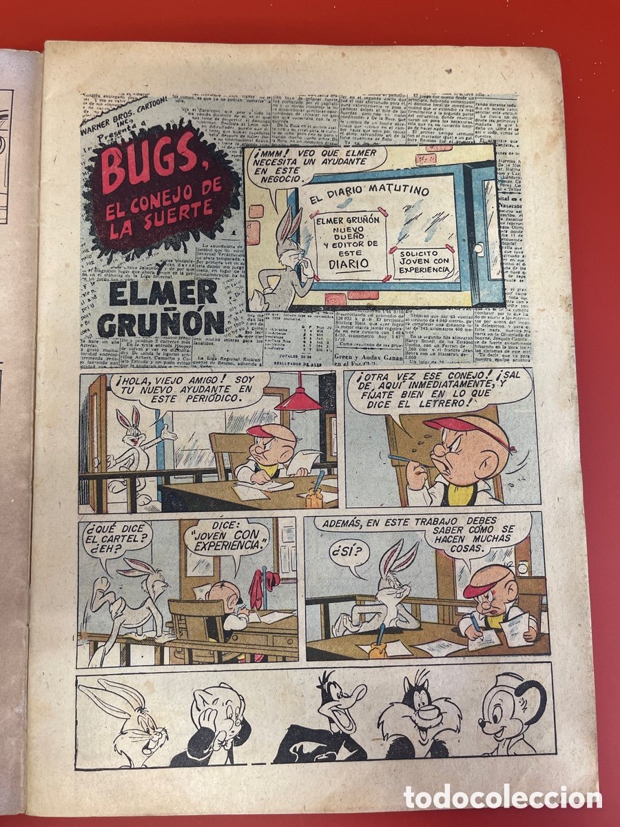 Tebeos: C&Oacute;MIC BUGS EL CONEJO DE LA SUERTE , A&Ntilde;O 1957 - Foto 5