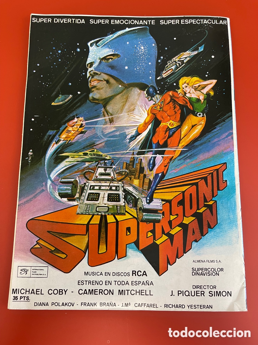 Tebeos: C&Oacute;MIC COLOSOS DEL C&Oacute;MIC SUPERSONIC MAN, A&Ntilde;O 1979. - Foto 2