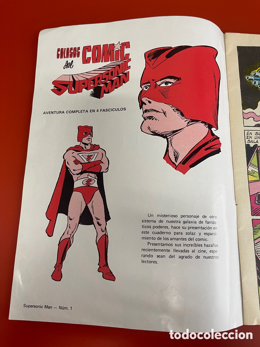 Tebeos: C&Oacute;MIC COLOSOS DEL C&Oacute;MIC SUPERSONIC MAN, A&Ntilde;O 1979. - Foto 3