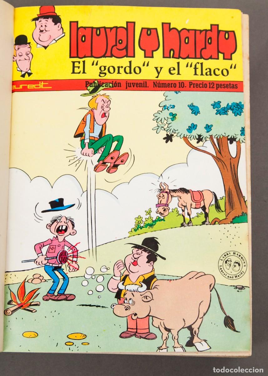 Tebeos: EL GORDO Y EL FLACO - LAUREL Y HARDY - EUREDIT 1971 - 25 n&uacute;meros aprox. - Foto 1