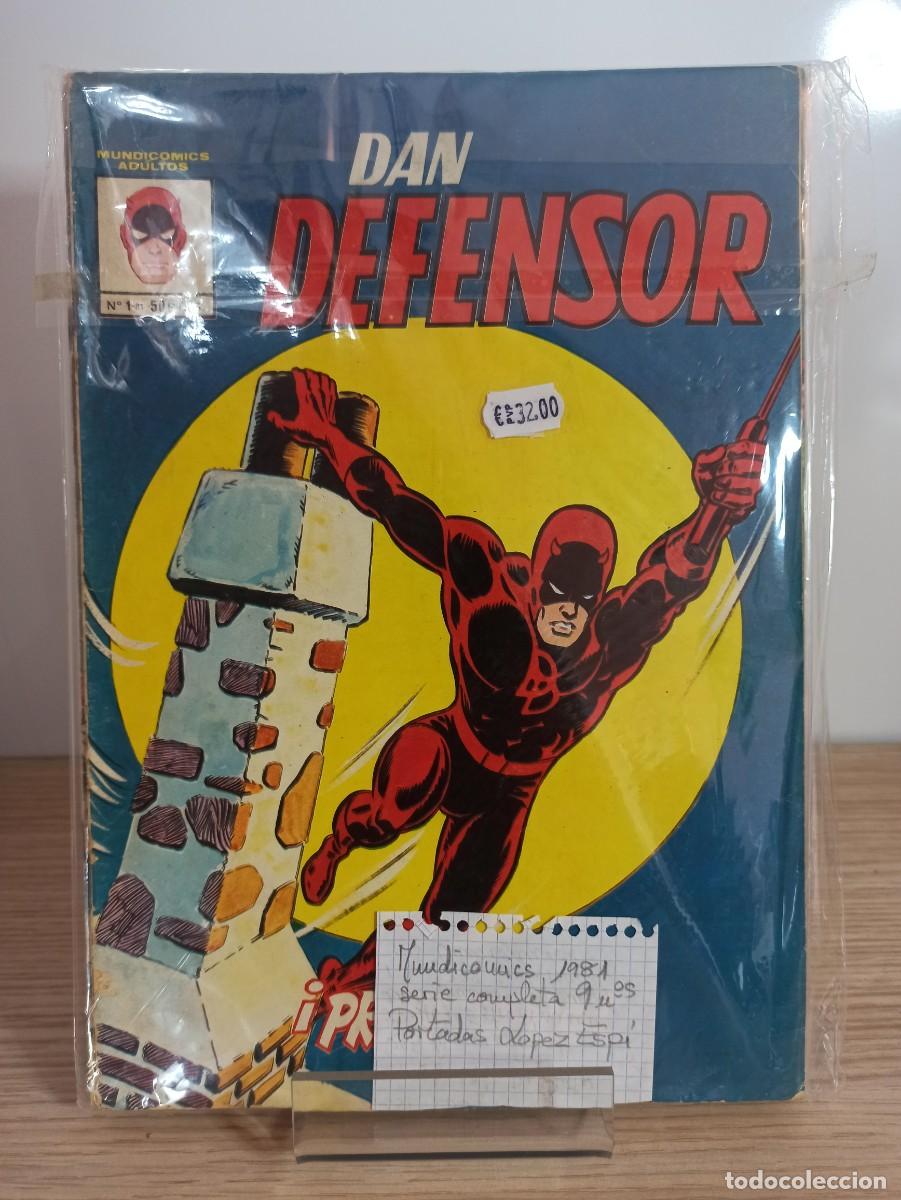 Tebeos: DAN DEFENSOR (Ed. Mundicomics) N&ordm; 1 a 9 (SERIE COMPLETA) a&ntilde;o 1981 - Foto 1