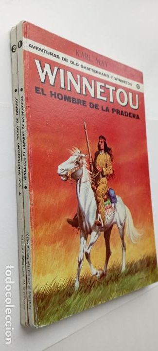 Tebeos: AVENTURAS DE OLD SHATTERHAND Y WINNETOU 1 Y 2 - Foto 2
