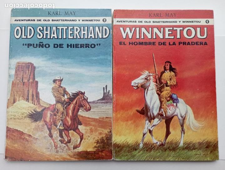 Tebeos: AVENTURAS DE OLD SHATTERHAND Y WINNETOU 1 Y 2 - Foto 3