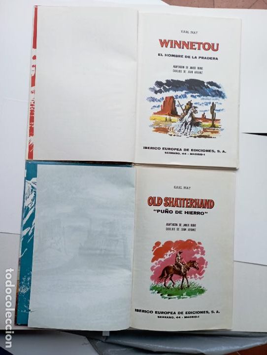 Tebeos: AVENTURAS DE OLD SHATTERHAND Y WINNETOU 1 Y 2 - Foto 6