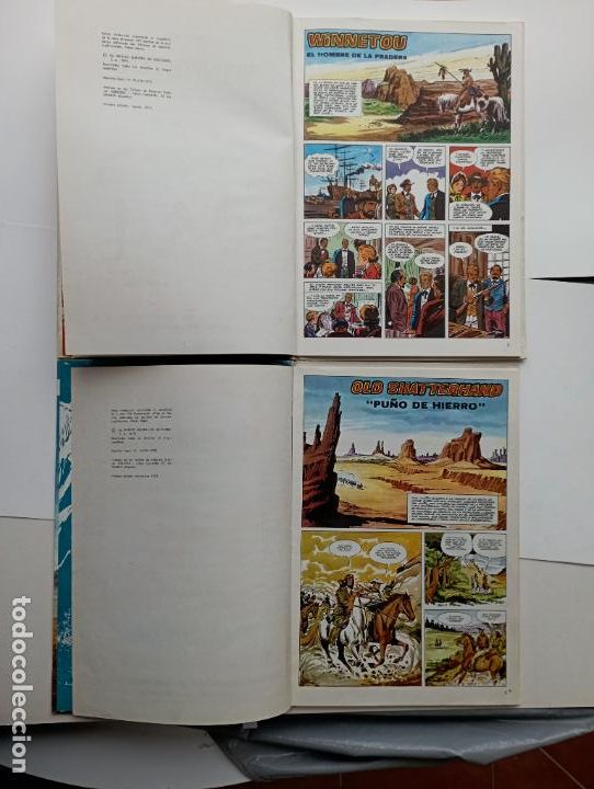 Tebeos: AVENTURAS DE OLD SHATTERHAND Y WINNETOU 1 Y 2 - Foto 7