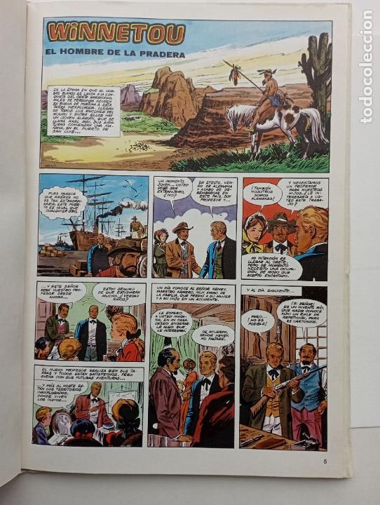 Tebeos: AVENTURAS DE OLD SHATTERHAND Y WINNETOU 1 Y 2 - Foto 18