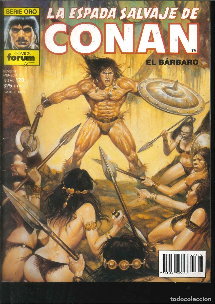 Tebeos: LA ESPADA SALVAJE DE CONAN 170 - Foto 1