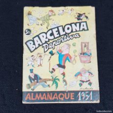 Tebeos: BARCELONA DEPORTIVA - ALMANAQUE 1951 - MUNTAÑOLA - FUTBOL TEBEO - COMICS / 19.211