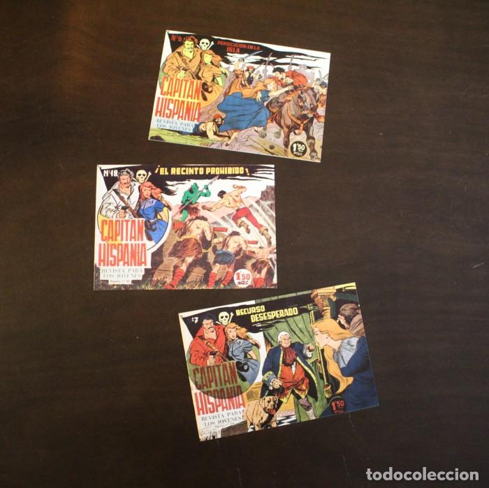 Tebeos: LOTE 3 COMICS CAPITAN HISPANIA. EDITORIAL CREO FACSIMIL - Foto 1