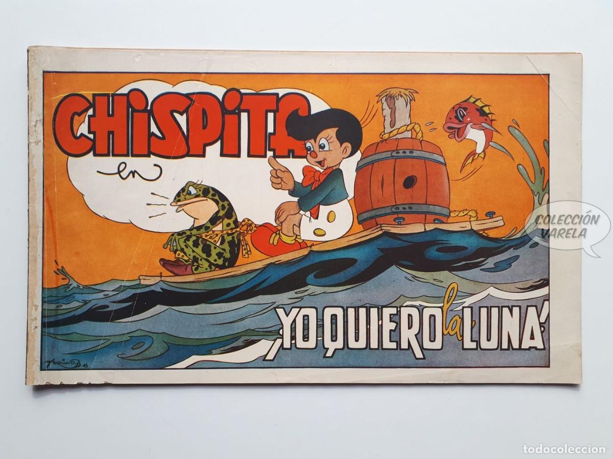 Tebeos: Chispita en yo quiero la Luna - Adriano Blasco - Recortable - Augusta - Foto 1