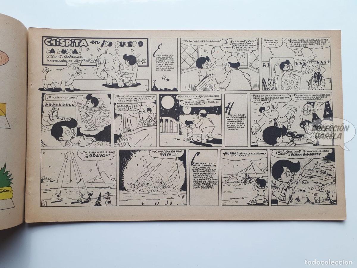Tebeos: Chispita en yo quiero la Luna - Adriano Blasco - Recortable - Augusta - Foto 4