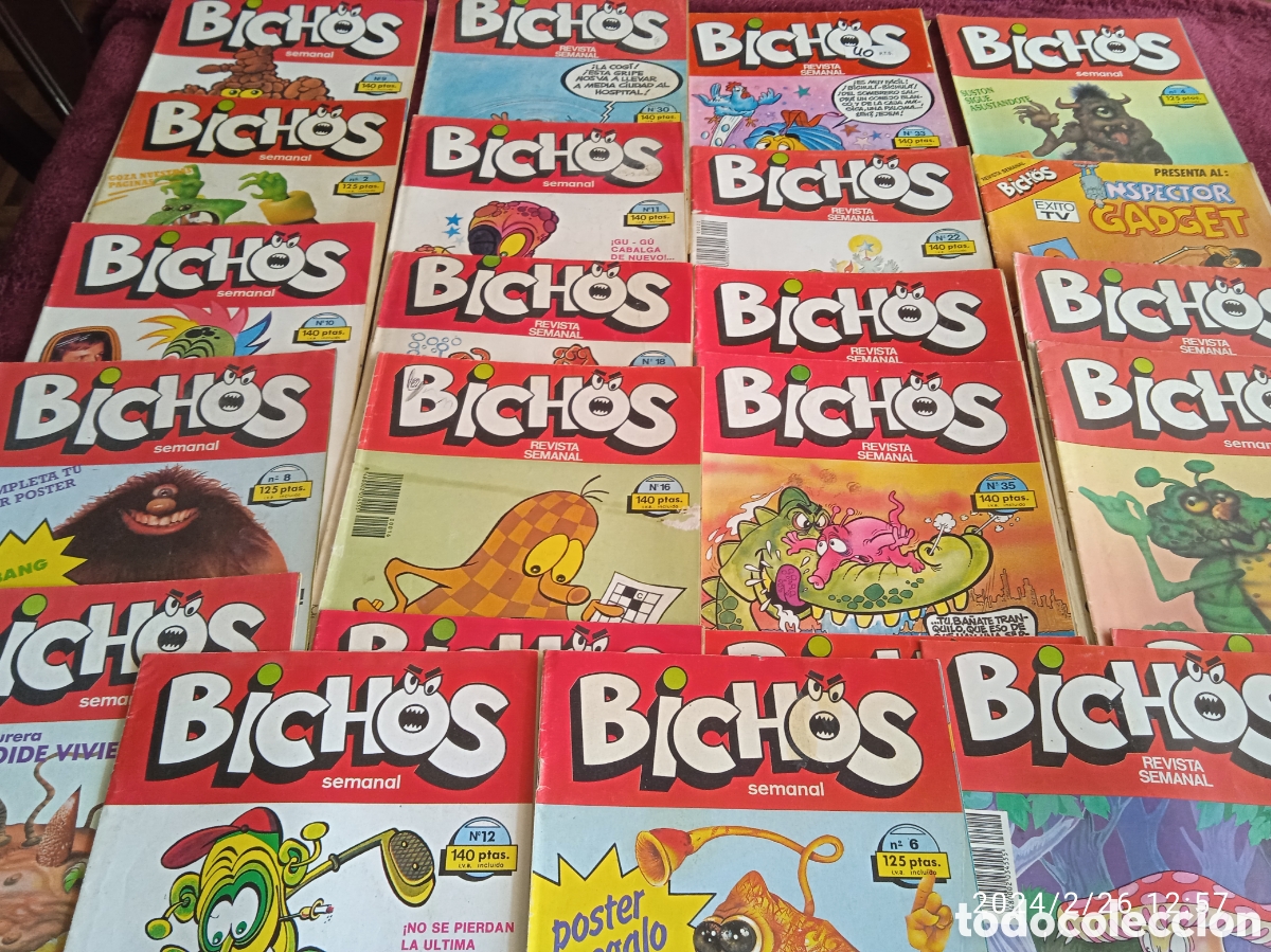 Tebeos: BICHOS LOTE DE 23 EJEMPLARES - COMPA&Ntilde;&Iacute;A GENERAL DE EDICIONES