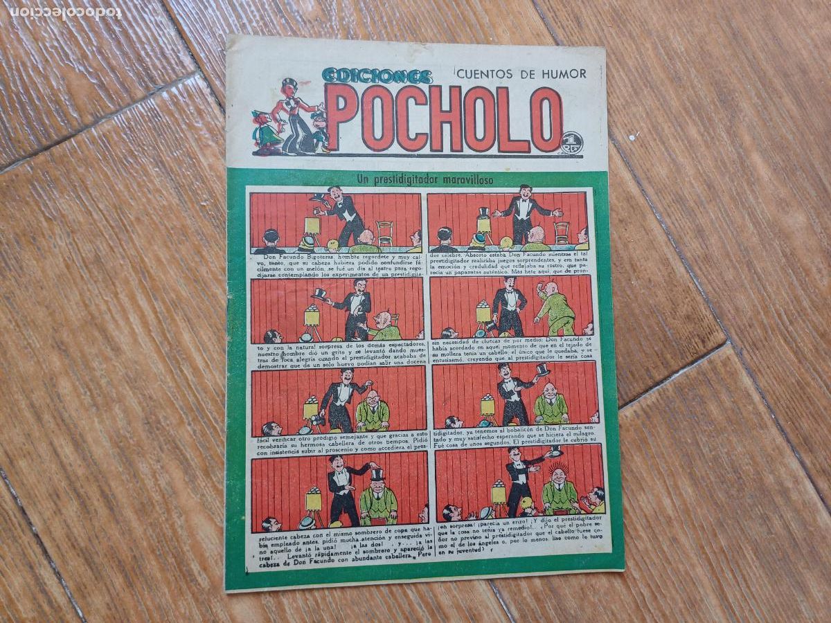 Tebeos: POCHOLO N&ordm; 38 EDITORIAL S VIVES 1945 ORGINAL - Foto 1