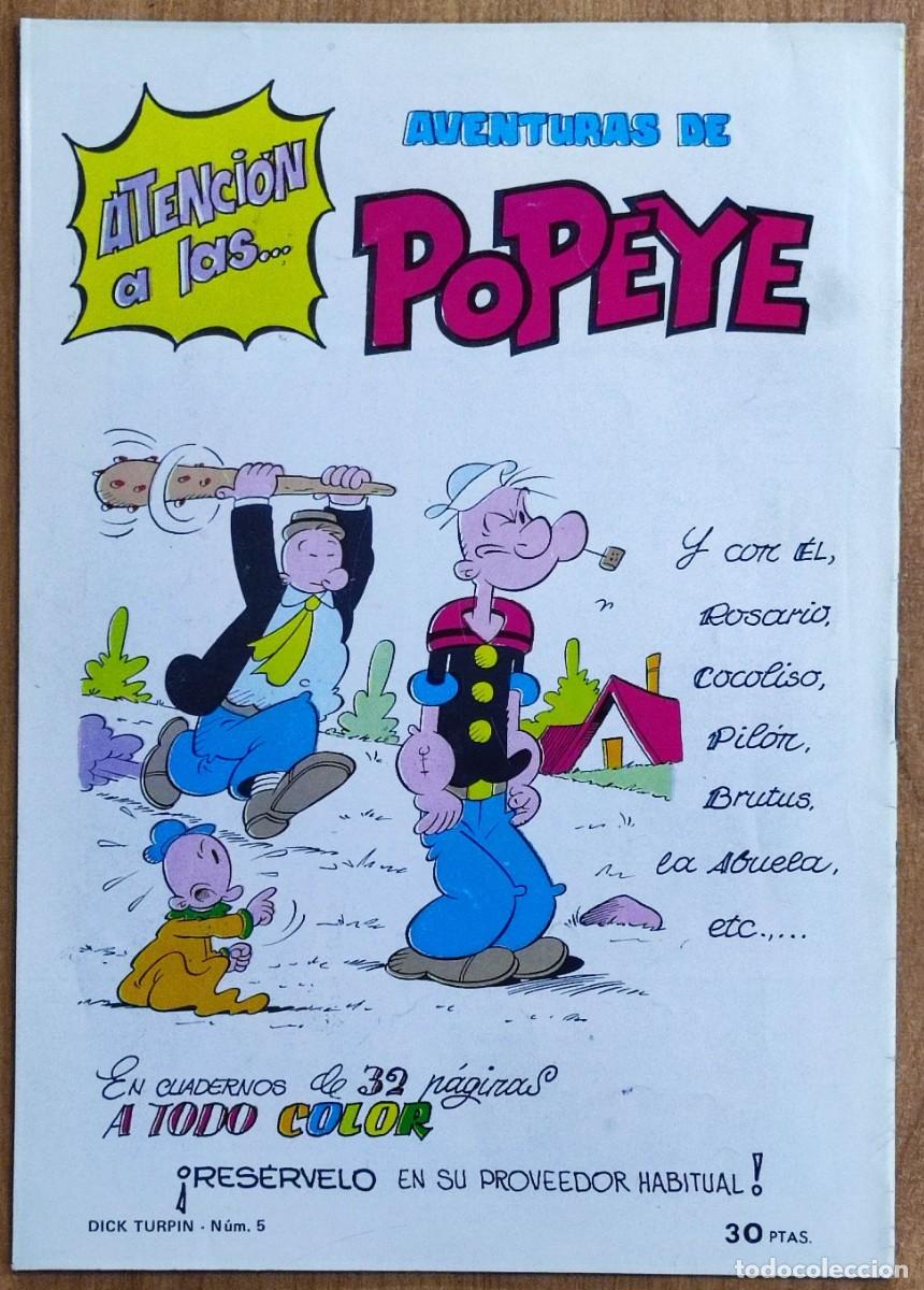 Tebeos: DICK TURPIN N&ordm; 5 - EDILVA 1979. - Foto 2