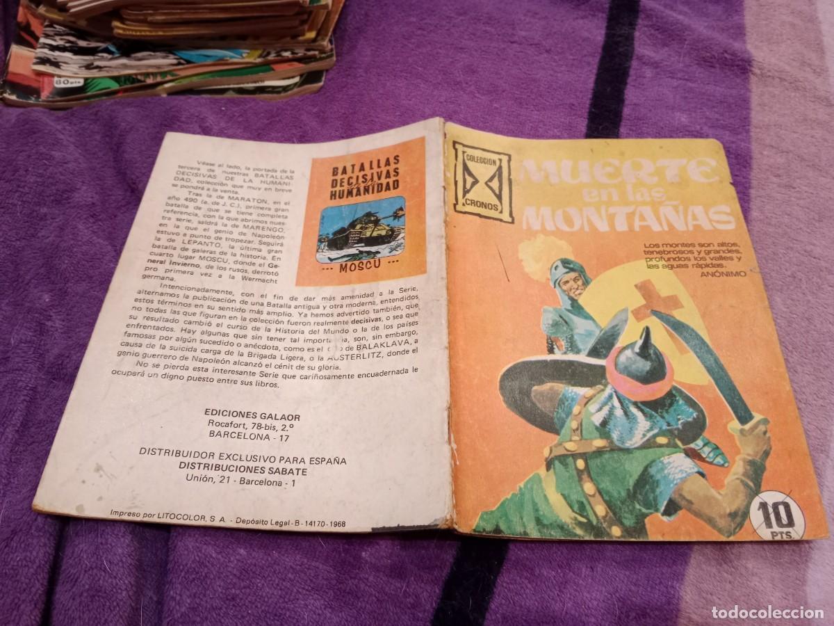Giornalini: COLECCION CRONOS - MUERTE EN LAS MONTA&Ntilde;AS - EDICIONES GALAOR 1968
