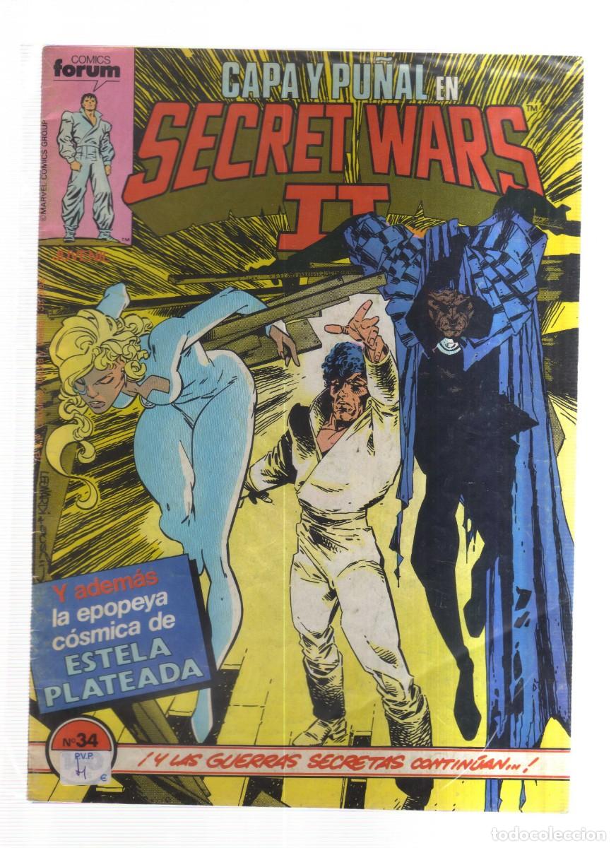 Tebeos: SECRET WARS II CAPA Y PU&Ntilde;AL N,34 - Foto 1