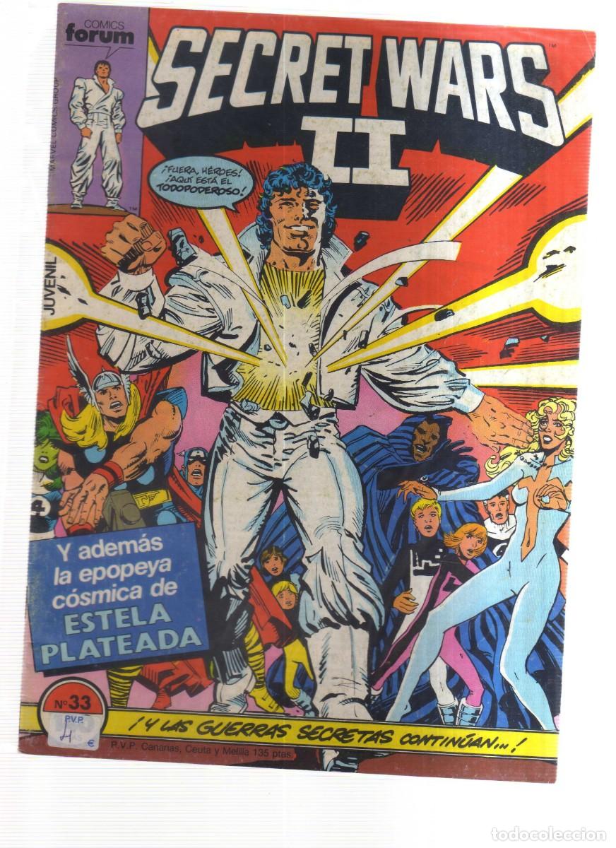 Tebeos: SECRET WARS II ESTELA PLATEADA N,33 - Foto 1