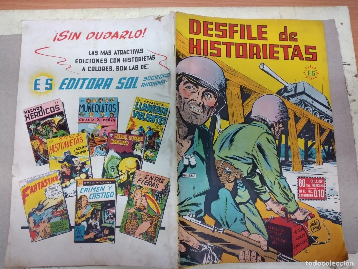 Tebeos: DESFILE DE HISTORIETAS N&ordm; 2 - EDITORA SOL 3 OCTUBRE 1953. - Foto 1