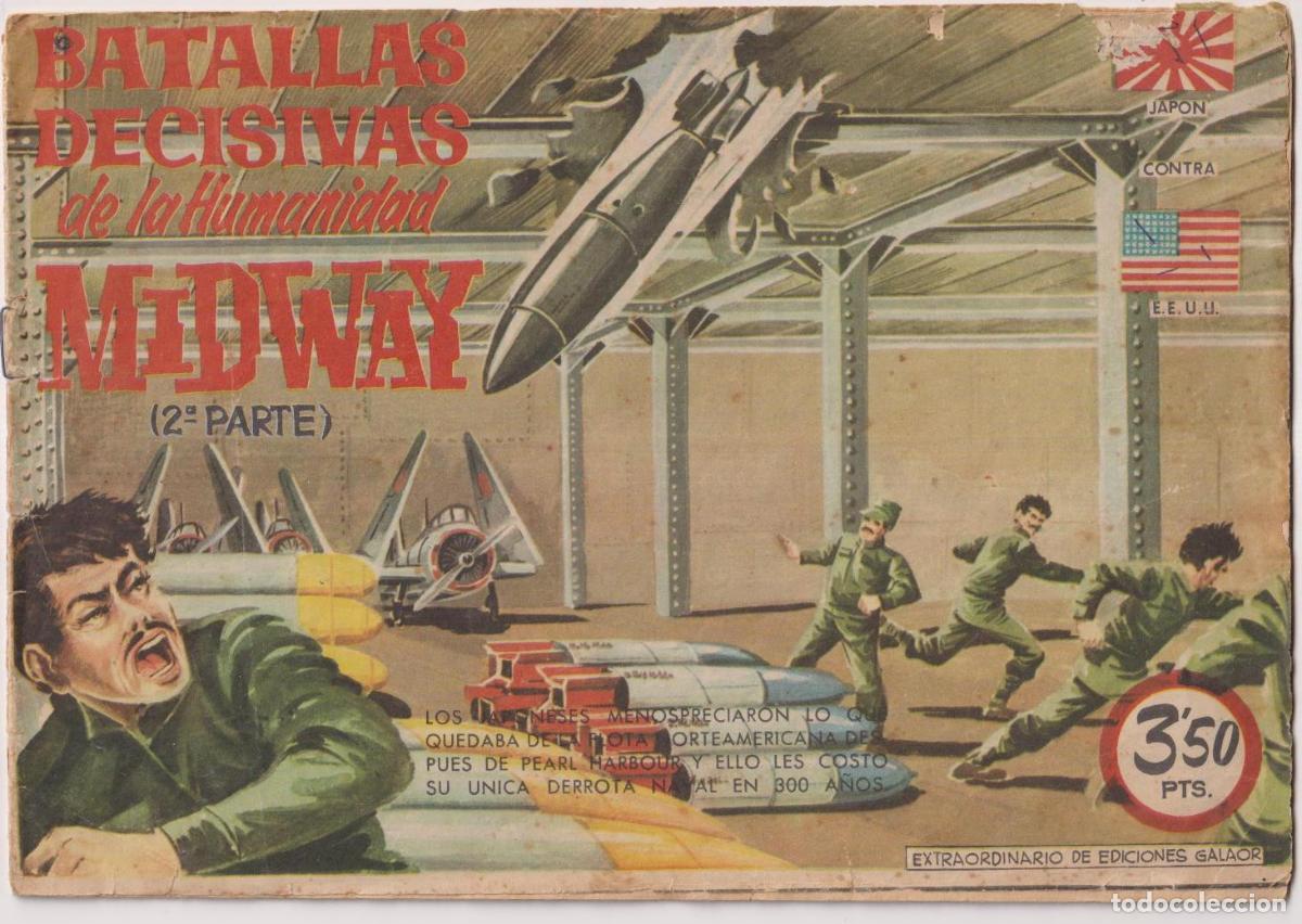 Livros de Banda Desenhada: Batallas decisivas de la Humanidad. Midway (2&ordf; parte) Galaor