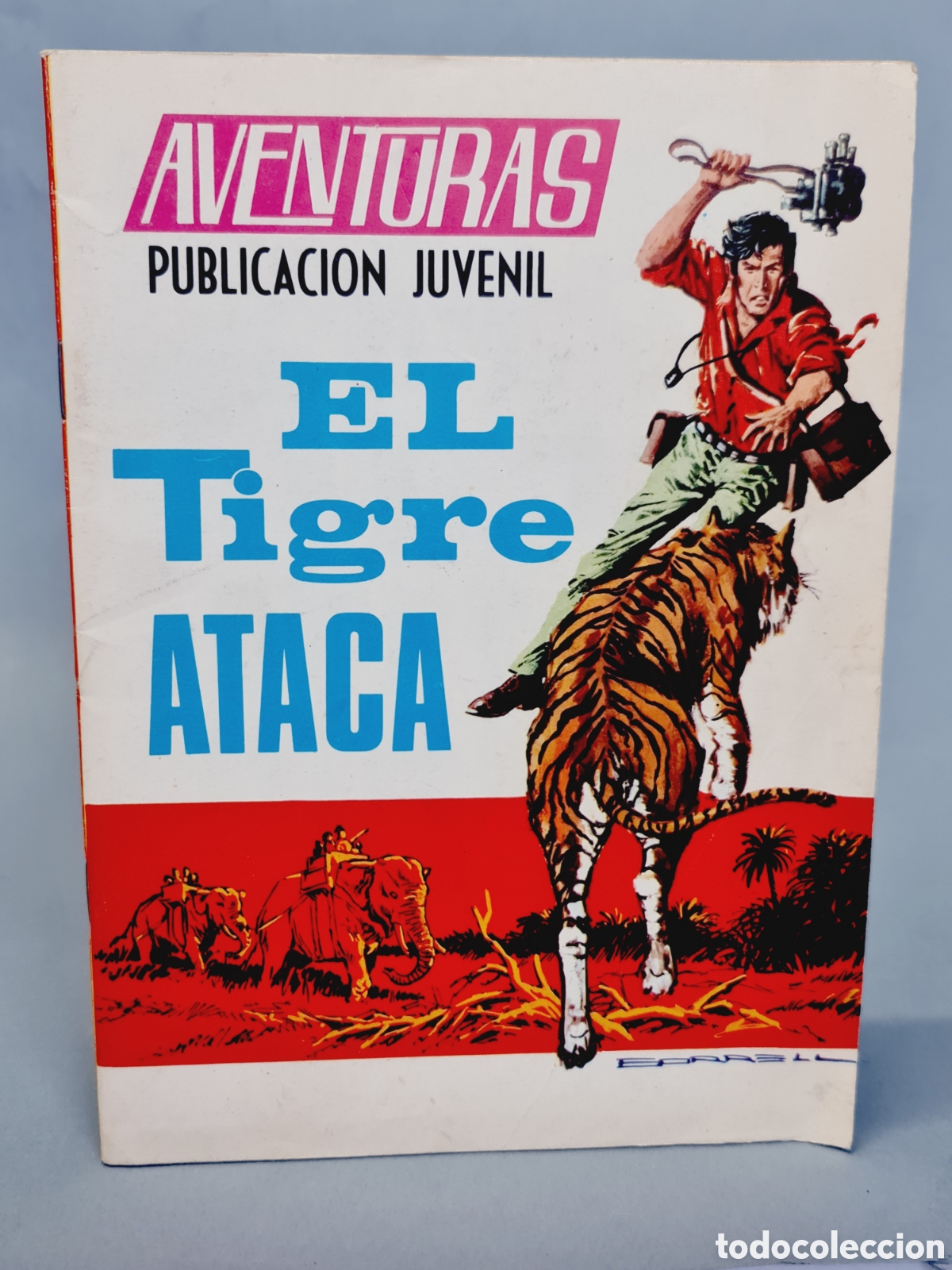 Tebeos: EXCELENTE ESTADO AVENTURAS 32 EL TIGRE ATACA EDICIONES TORAY - Foto 1