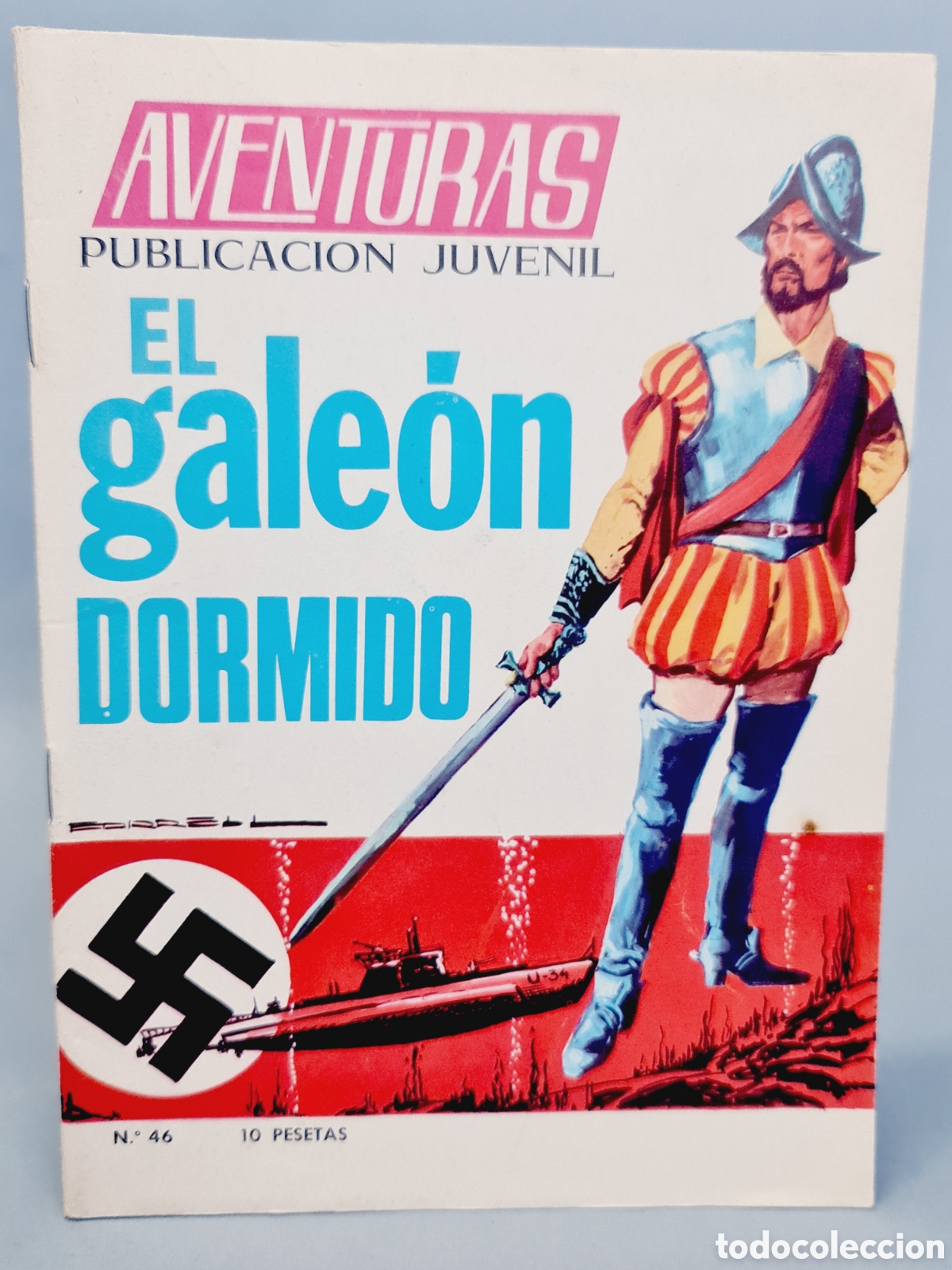 Tebeos: EXCELENTE ESTADO AVENTURAS 46 EL GALEON DORMIDO EDICIONES TORAY - Foto 1