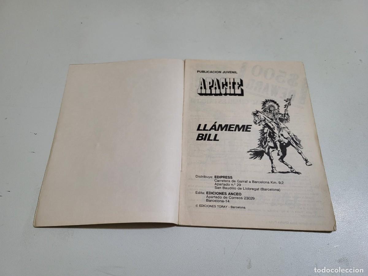Tebeos: Apache, N&ordm; 35. Ediciones Anceo. - Foto 2
