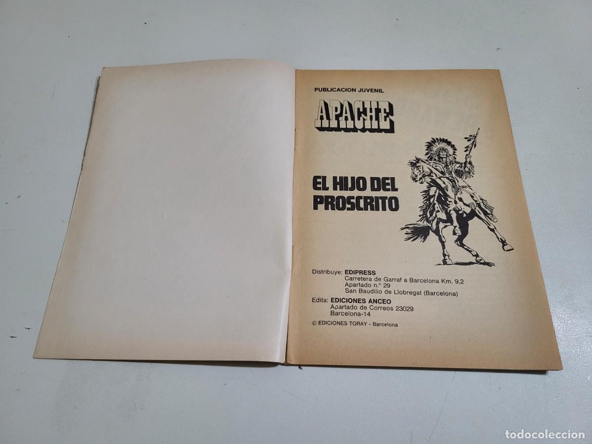 Tebeos: Apache, N&ordm; 21. Ediciones Anceo. - Foto 2