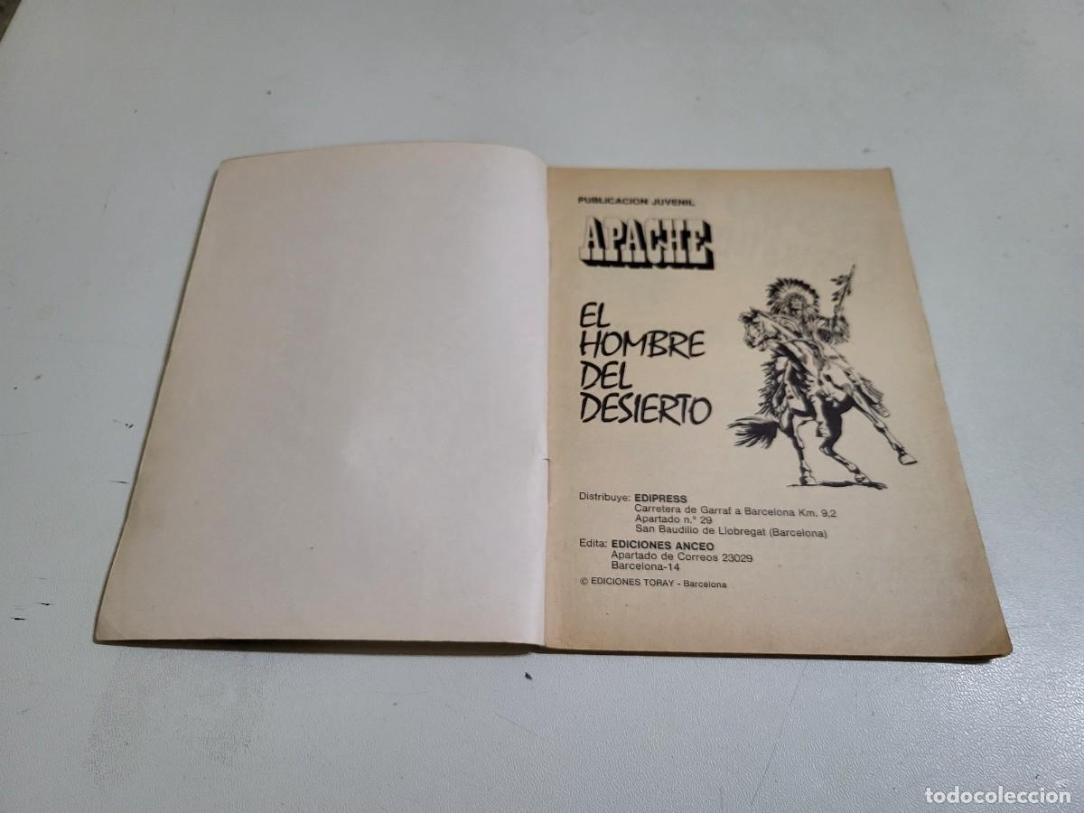 Tebeos: Apache, N&ordm; 16. Ediciones Anceo. - Foto 2