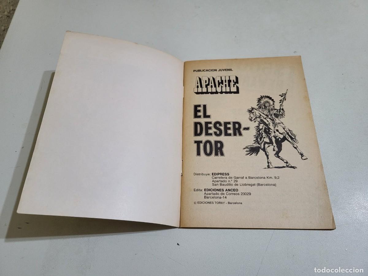 Tebeos: Apache, N&ordm; 13. Ediciones Anceo. - Foto 2