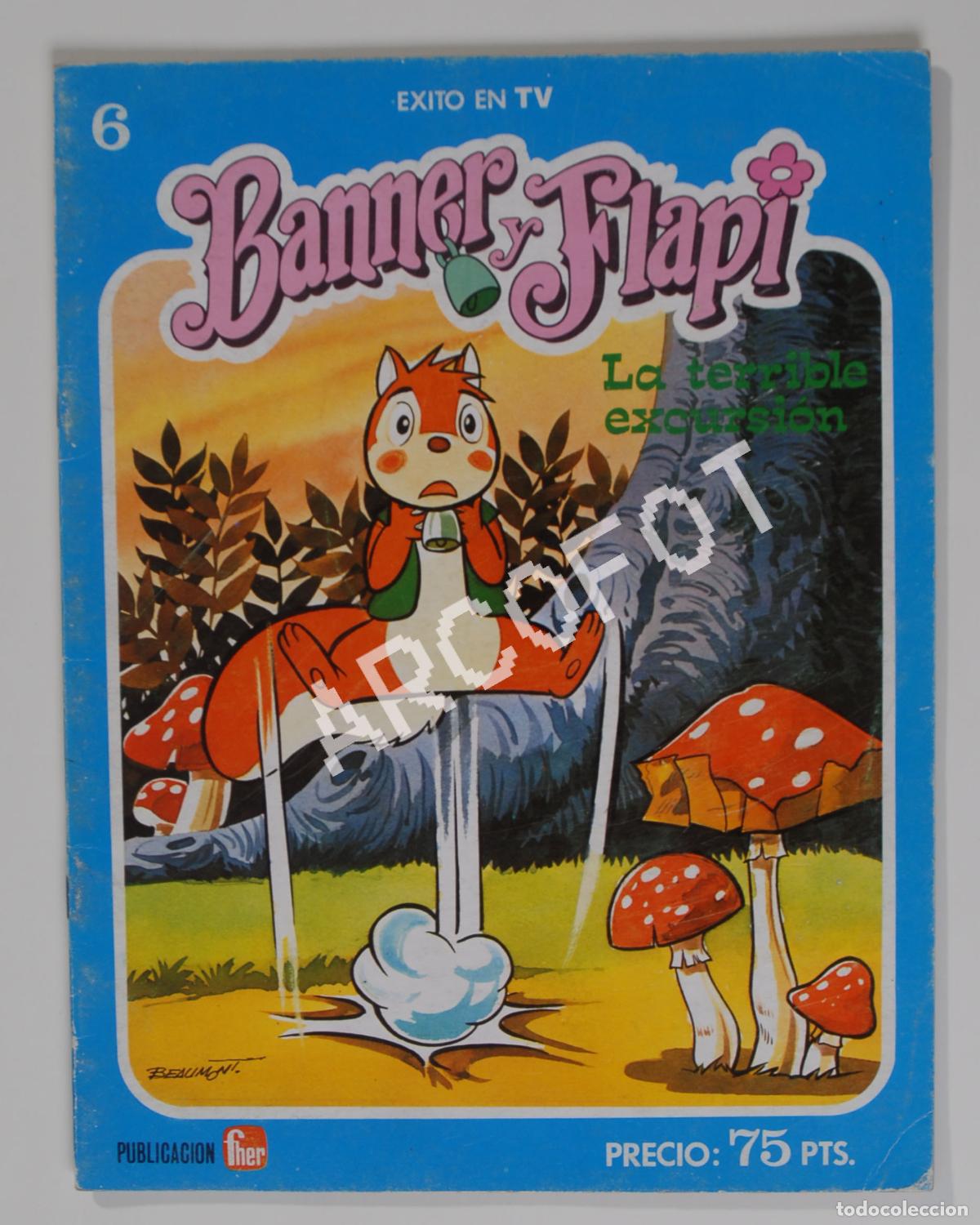 Tebeos: BANNER y FLAPI n&ordm; 6 - LA TERRIBLE EXCURSI&Oacute;N - Publicaci&oacute;n FHER 1979 - Foto 1