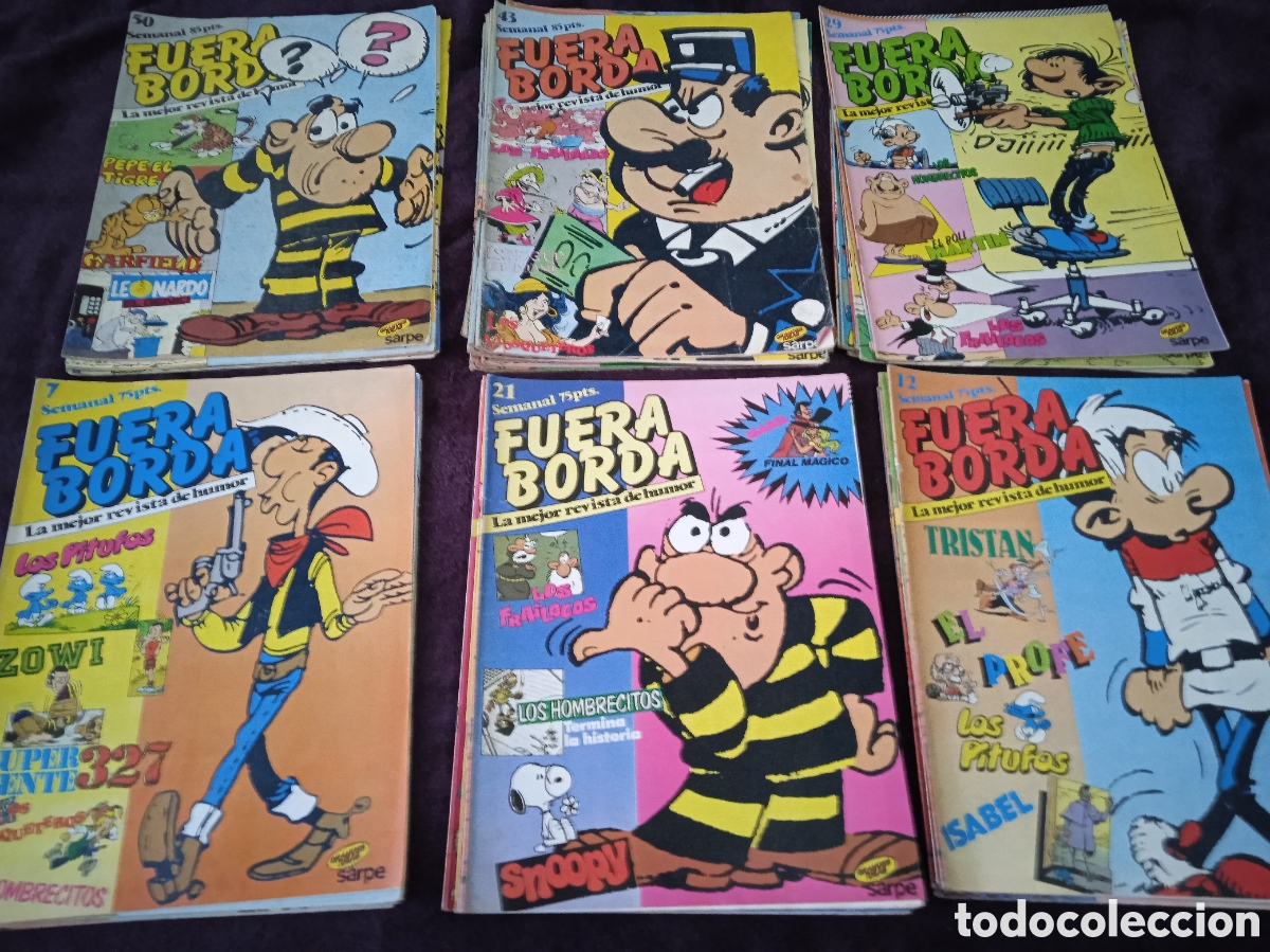 BDs: FUERA BORDA - COLECCION DE 50 NUMEROS -ED. SARPE - FALTA N&ordm; 35