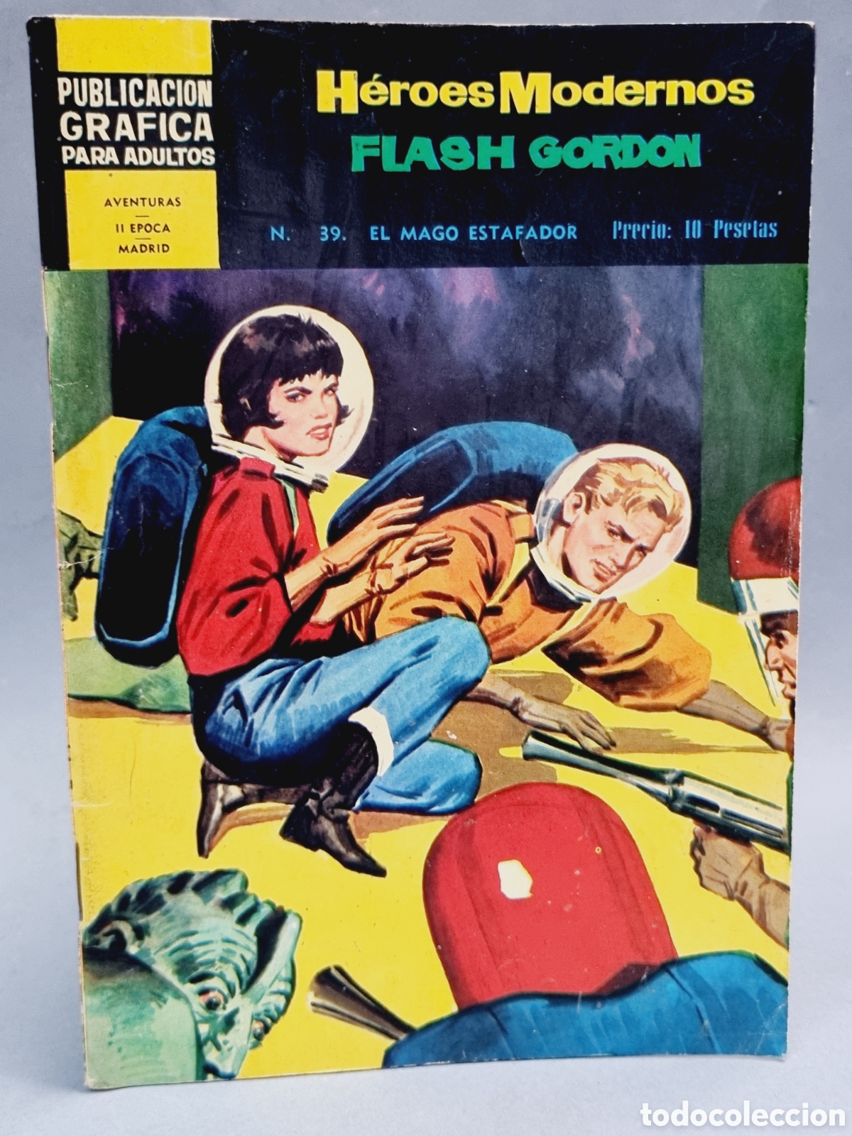 Tebeos: EXCELENTE HEROES MODERNOS FLASH GORDON 39 EDITORIAL DOLAR - Foto 1