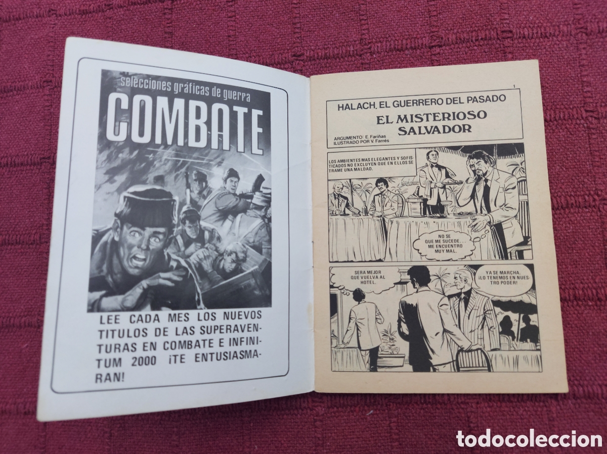 Tebeos: HALACH EL GUERRERO DEL PASADO N&deg;1 EDITORIAL ANTALBE S.A 1981 - Foto 3