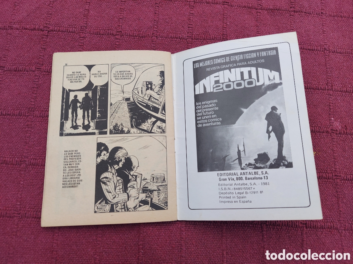 Tebeos: HALACH EL GUERRERO DEL PASADO N&deg;1 EDITORIAL ANTALBE S.A 1981 - Foto 5