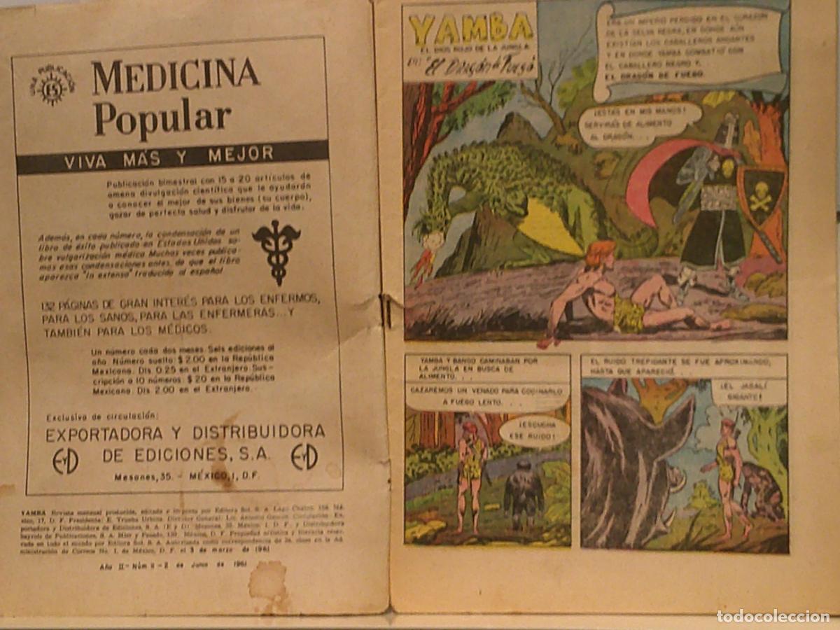 Tebeos: YAMBA A&Ntilde;O III N&ordm; 11 - EDITORA SOL 1961 - Foto 3