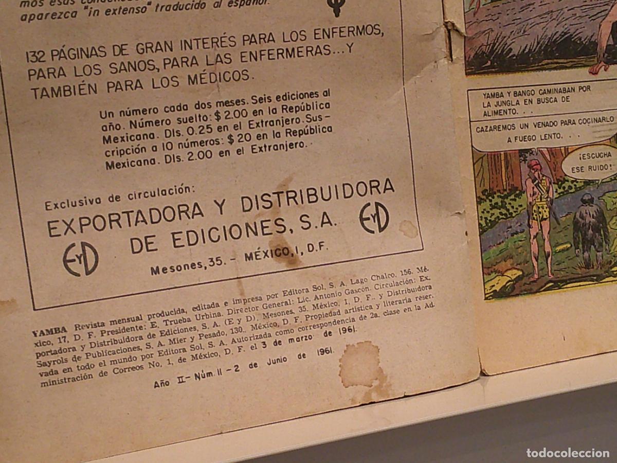 Tebeos: YAMBA A&Ntilde;O III N&ordm; 11 - EDITORA SOL 1961 - Foto 4