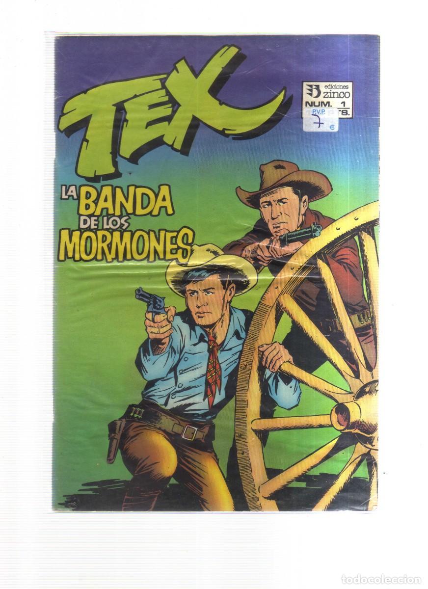 Tebeos: TEX LA BANDA DE LOS MORMONES CONTIENE LOS NUMEROS 1 - Foto 1