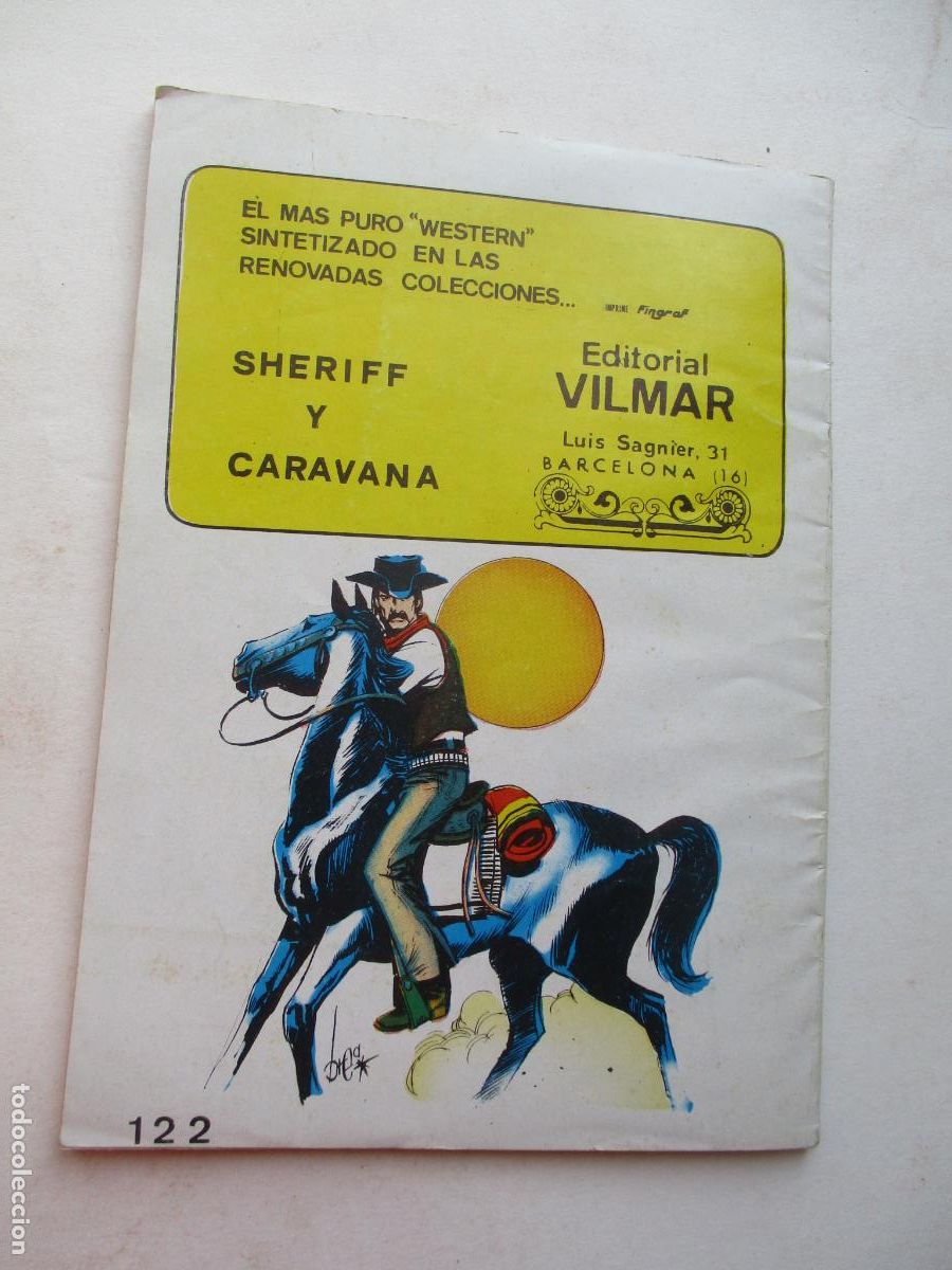 Tebeos: COLECCI&Oacute;N SHERIFF. EDITORIAL VILMAR-DEFENSOR DE LA LEY - Foto 2