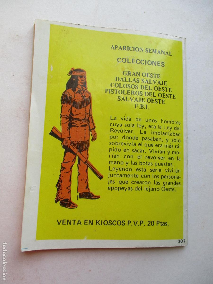 Tebeos: GRAN OESTE, N&ordm;. 307- EL CAZADOR IMPLACABLE - Foto 2