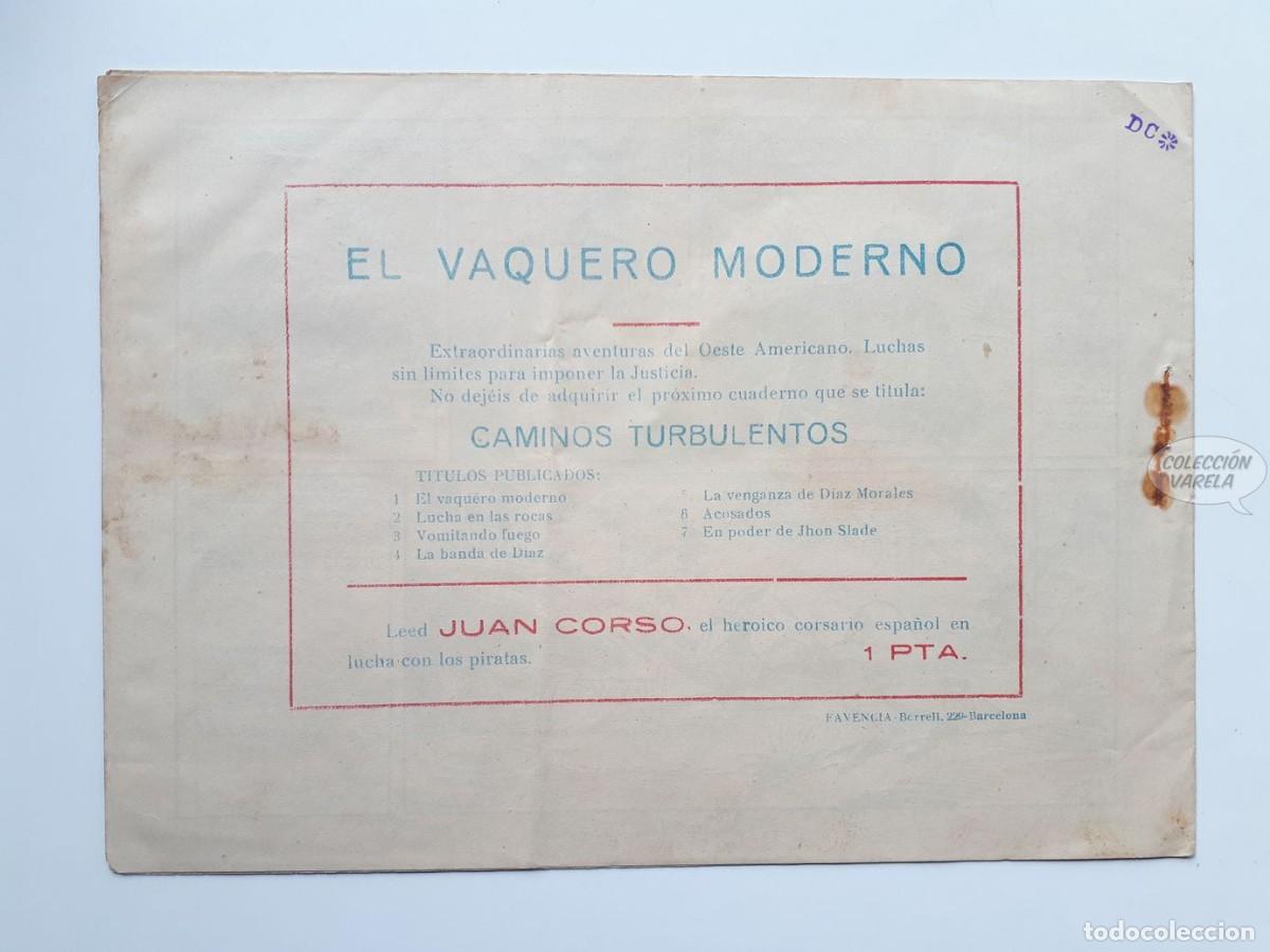 Tebeos: El vaquero moderno n&ordm; 7 - En poder de Jhon Slade - Ediciones Favencia - Foto 2