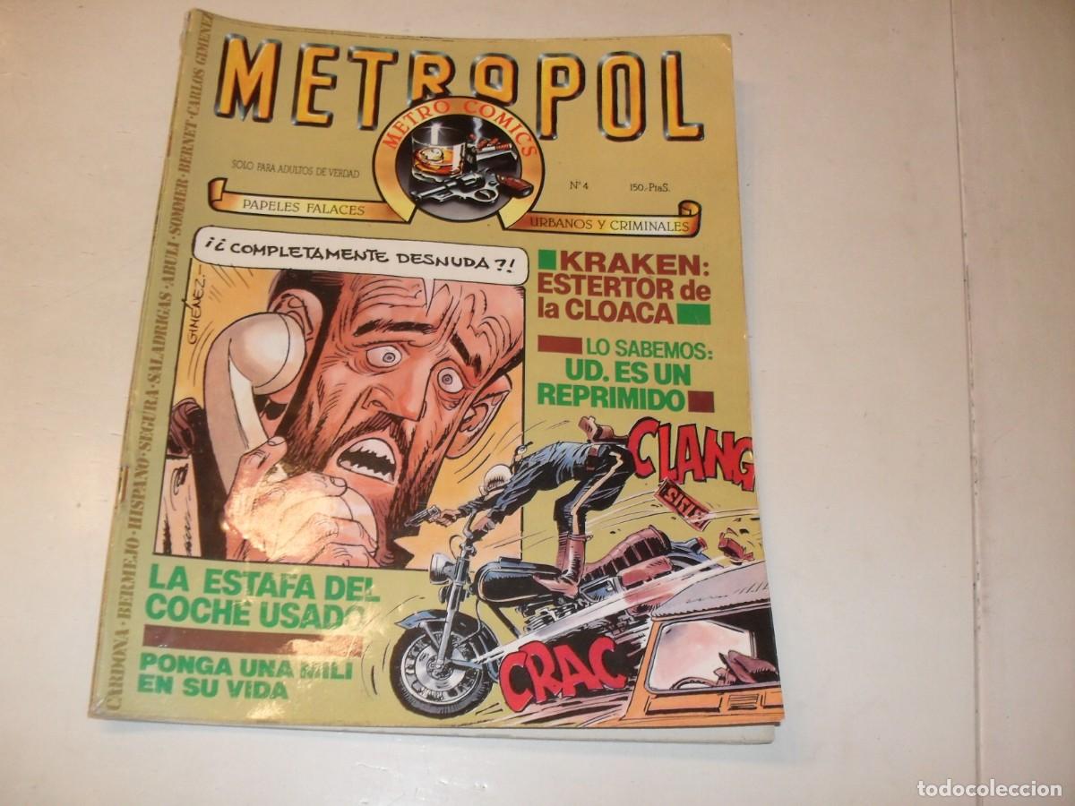 Tebeos: METROPOL 4,(DE 12),CON CARLOS GIMENEZ.METROPOL EDICIONES,1983 - Foto 1