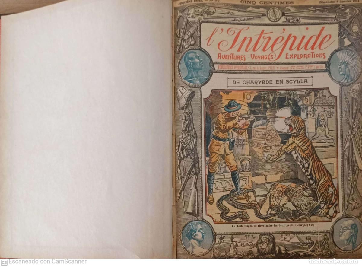 Tebeos: LIntr&eacute;pide. Aventures, voyages, explorations. 1914 (38 n&uacute;meros) - Foto 1