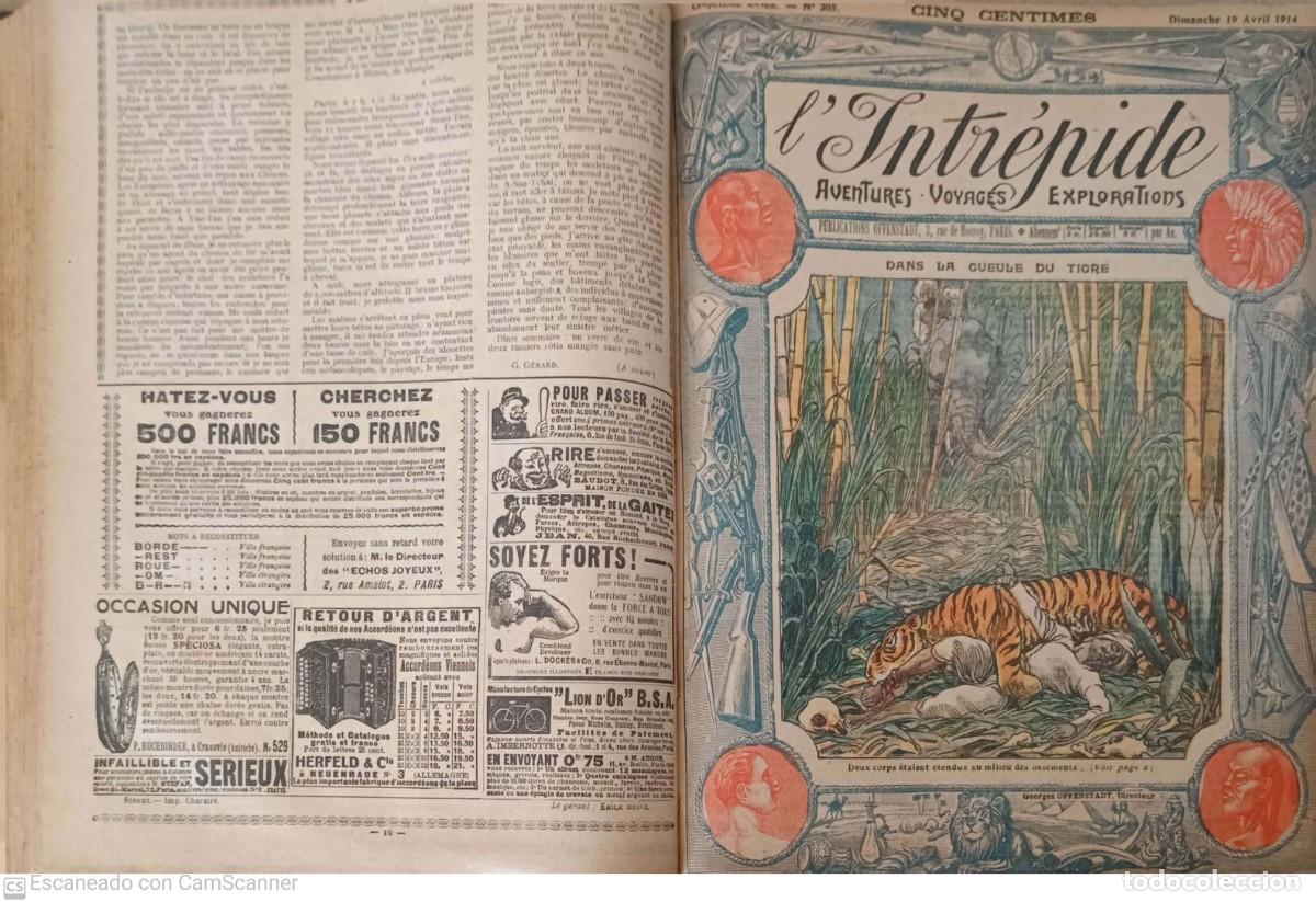 Tebeos: LIntr&eacute;pide. Aventures, voyages, explorations. 1914 (38 n&uacute;meros) - Foto 2