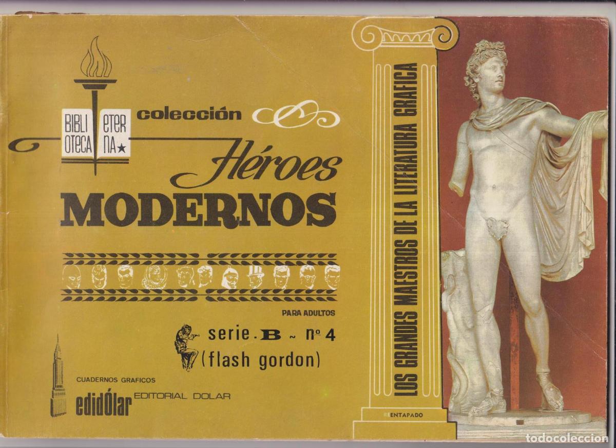 Tebeos: H&eacute;roes Modernos. Flash Gordon. Serie B n&ordm; 4. Biblioteca Eterna. Dolar - Foto 1