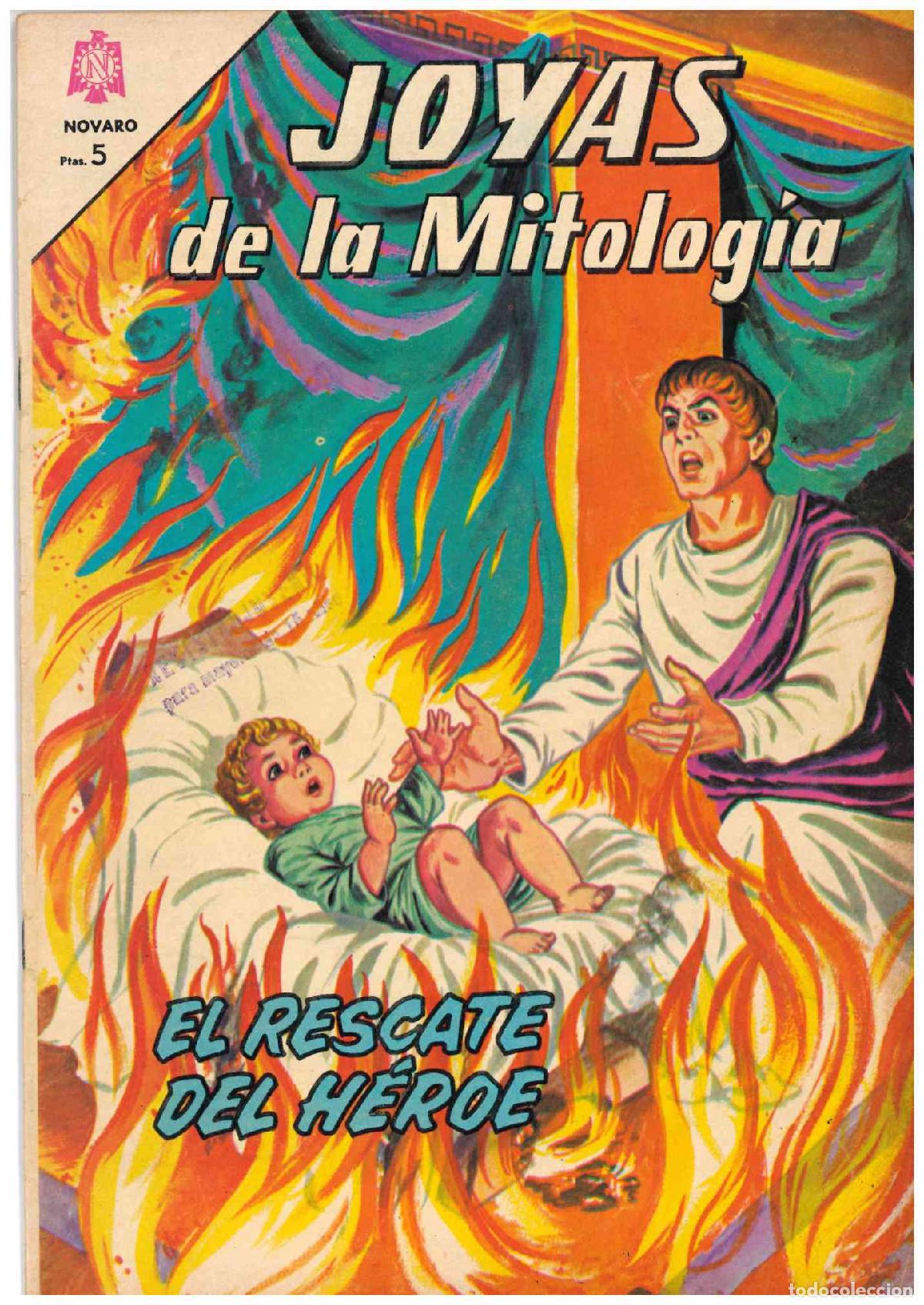 Tebeos: Joyas de la Mitolog&iacute;a. Novaro 1964. N&ordm; 19. El rescate del h&eacute;roe