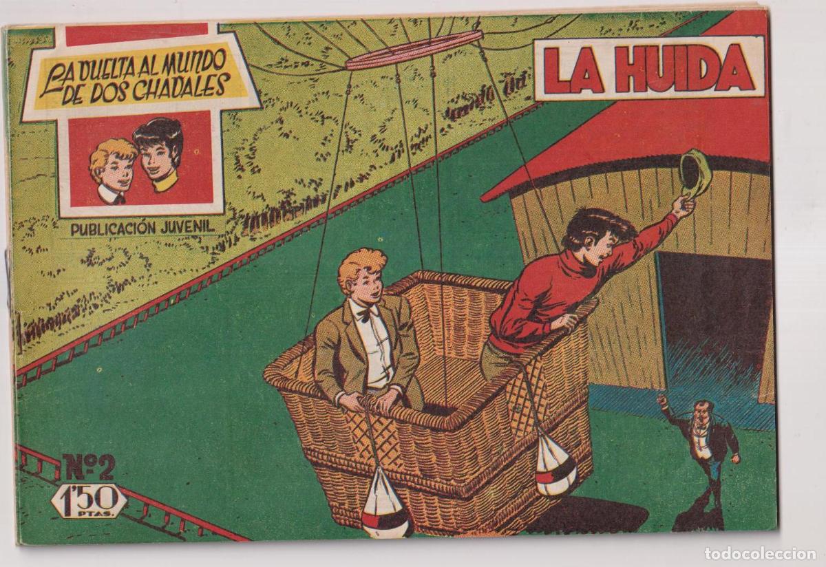 Tebeos: La Vuelta de dos Chavales n&ordm; 2. Editorial Mateu 1959. &iexcl;IMPECABLE!
