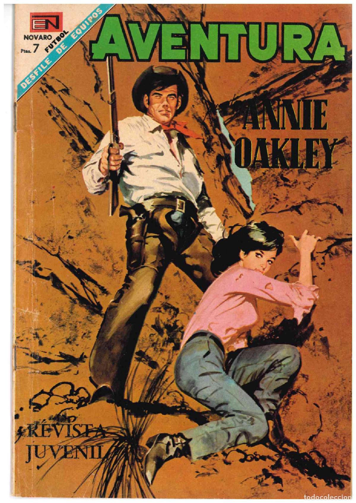 Giornalini: Aventura. Novaro 1968. N&ordm; 543. Anni Oakley