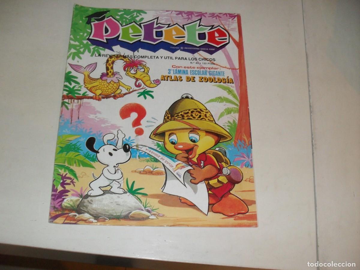 Tebeos: PETETE N&ordm; 43 CON POSTER DE LA VID,(DE 177).EDICIONES PTT,1982 - Foto 1