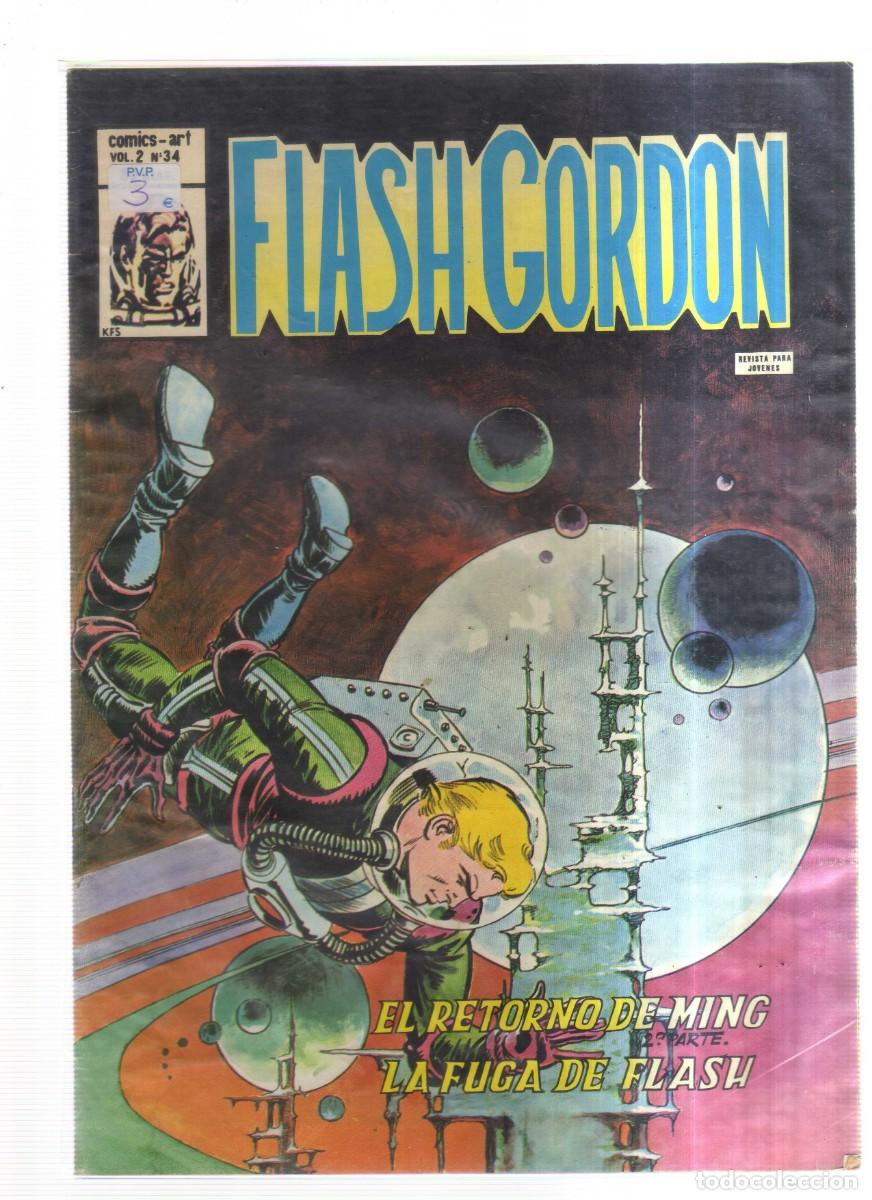 Tebeos: FLASH GORDON VOL2 N,34 EL RETORNO DE MINC - Foto 1