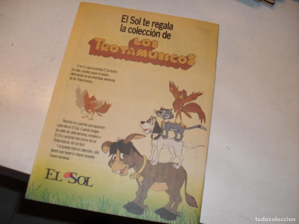 Tebeos: LOS COMICS DE EL SOL 9 CON TOPOLINO,EL ULTIMO HEROE,DE FIGUERAS,(DE 45).EL SOL,1990 - Foto 2